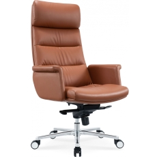 Кресло руководителя Cactus CS-LBR-CARACAS, обивка: кожа в ДНР