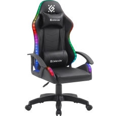DEFENDER Кресло игровое Defender Factor X RGB, черный, класс 2, PU в ДНР