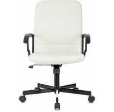 Кресло Бюрократ Triest Fabric молочный Velvet 20 крестов. металл черный в ДНР