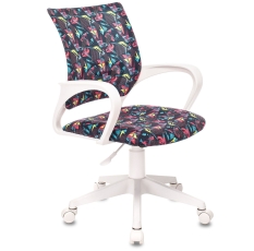 Кресло детское Бюрократ BUROKIDS 1 W, обивка: ткань, цвет: мультиколор в ДНР