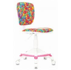 Кресло детское Бюрократ CH-W204/F, обивка: ткань, цвет: мультиколор, рисунок алфавит (CH-W204/F/ALPHABET) в ДНР