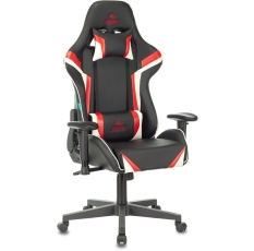 Кресло игровое Zombie Z4 черный/красный эко. кожа крестов. пластик в ДНР