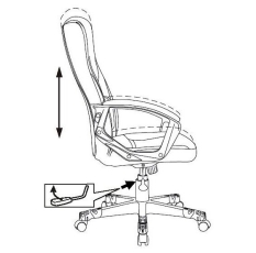 Бюрократ Кресло игровое Бюрократ Zombie 10 черный искусст. кожа/ткань крестовина пластик в ДНР