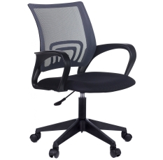 Кресло Бюрократ CH-695NLT, обивка: сетка/ткань, цвет: темно-серый/черный TW-11 в ДНР