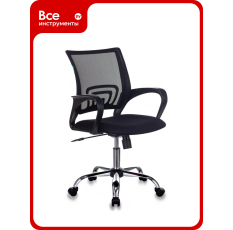 Компьютерное кресло Бюрократ CH-695N/SL спинка сетка черный крестовина хром CH-695N/SL/BLACK в ДНР