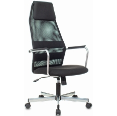 Кресло Бюрократ KB-5M, обивка: сетка/ткань, цвет: черный 3C11 в ДНР