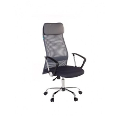 Кресло руководителя Бюрократ KB-6N/SL/DG/TW-12 серый сетка в ДНР