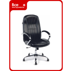 Кресло руководителя Бюрократ T-898SL черный искусственная кожа крестовина хром T-898SL/BLACK в ДНР