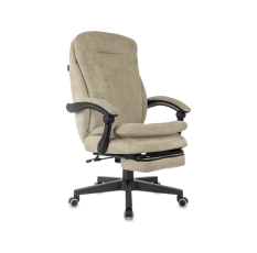 Кресло руководителя T-9950MSG-F Fabric песочный Light-21 крестов. пластик подст. для ног в ДНР