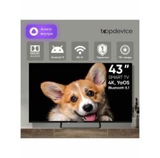 Телевизор Topdevice TDTV43CS03U_BK, черный в ДНР