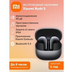 Беспроводные наушники Xiaomi Buds 5 - черный графит в ДНР