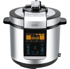 Мультиварка-скороварка Hyundai HYMC-2406 6л 1000Вт серебристый/черный в ДНР