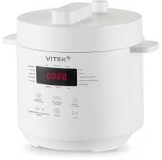 Мультиварка-скороварка Vitek VT-MC0301 3л 500Вт белый, Антипригарное покрытие, Таймер отсрочки старта в ДНР