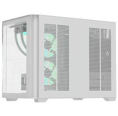 Корпус Formula Crystal U2M Floe белый без бп mATX 9x120mm 1xUSB3.1 audio bott PSU в ДНР