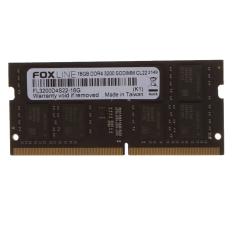 Foxline FL3200D4S22S-16G Оперативная память , DDR4, 16GB (1x16 GB), 3200 MHz, CL22, SO-DIMM в ДНР