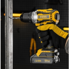 Дрель-шуруповерт аккумуляторная, бесщет. Denzel BLDL-18-0 26141 в ДНР