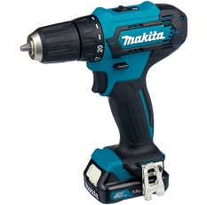 Аккумуляторная дрель-шуруповёрт Makita DF333DWYE, 12В, 30Нм, 2 скорости, подсветка, 2 аккумулятора в ДНР