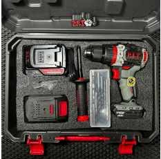 Дрель ударная бесщет аккум P.I.T. PSB20H-13D/3 X-DRIVER (20В, 75Нм, мет патрон13мм, 2ск,1АКБ 4Ач, ЗУ, кейс) в ДНР