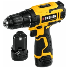 Дрель-шуруповерт STEHER 12В 2 АКБ 2Ач-2 (CD-120-2) в ДНР