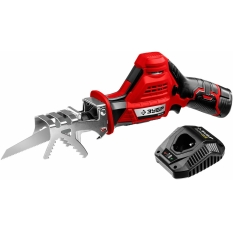 Пила сабельная Зубр СПЛ-125-21 12В, 1 АКБ (2Ач), в коробке в ДНР