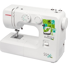 Швейная машина Janome 550, белый, электромеханическая, 15 операций в ДНР
