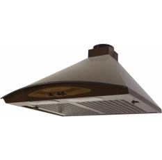 Вытяжка кухонная Gefest ВВ 2 К17, коричневый (50 см, 2 скорости, кнопочное управление) в ДНР