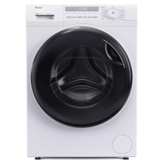 Стиральная машина с сушкой Haier HWD70-BP14929B белая, загрузка 7 кг, отжим 1400 об/мин, Инверторный двигатель, пар в ДНР