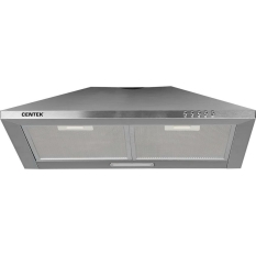Вытяжка кухонная CENTEK СТ-1820-60 SS, ширина 60 см, отвод/циркуляция, серебристый/серый в ДНР