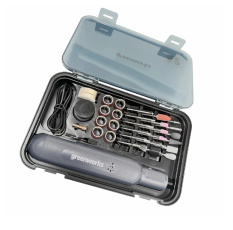 Гравер аккумуляторный GREENWORKS GPT-8VRT, 8V, арт. 3200707, с принадлежностями 52 шт в ДНР