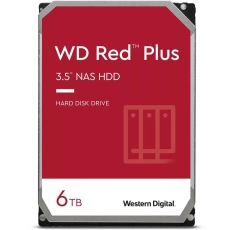 Жесткий диск Western Digital WD Red Plus 6 ТБ Жесткий диск (HDD) Western Digital 6Tb Red Plus 3.5