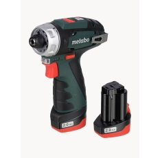 Metabo Аккумуляторный шуруповерт 12 V 2x2.0, LC40, патр, кейс PowerMaxx BS 600080500 в ДНР