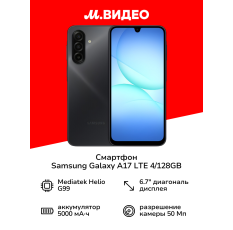 Смартфон Samsung Galaxy A17 LTE 4/128GB Черный в ДНР