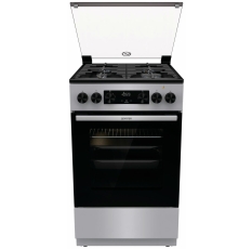 Комбинированная плита Gorenje GK5C41SF 50 см, 70 л, 4 конфорки, серый в ДНР