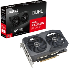 Видеокарта 8192Mb Radeon RX 7600 XT Asus Dual-RX7600-O8G-V2 90YV0IH2-M0NA00 HDMI, DPx3, D6 в ДНР