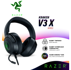 Игровая гарнитура Razer Kraken V3 X (2022) Ultralight +7.1 Virtual, Chroma RGB черный в ДНР
