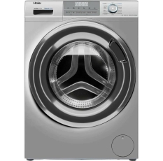Стиральная машина Haier HW60-BP12929BSE, серебристая, загрузка 6 кг, 15 программ, A+++ в ДНР