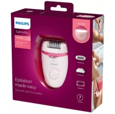 Эпилятор Philips BRE285/00 Satinelle Essential, розовый в ДНР