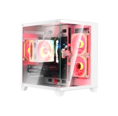 Корпус mATX BLOODY BD-CC105, Midi-Tower, без БП, белый [bd-cc105-wh] в ДНР