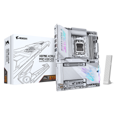 Материнская плата Gigabyte X870E AORUS PRO X3D ICE, AM5, AMD X870E, ATX, RTL (X870E AORUS PRO X3D ICE) в ДНР