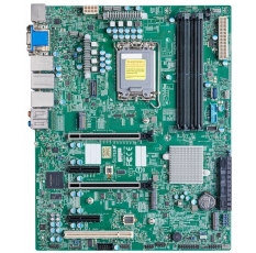 Материнская плата Supermicro MBD-X13SAE-F-B W680 LGA1700 No Memory 12th Generation Intel Core i3/i5/i7/i9 Processors, Single Socket LGA-1700 supported, CPU TDP supports Up to 125W TDP Intel W680 2 PCI-E 5.0 x16 slots (16/NA or 8/8)2 PCI-E 3 в ДНР