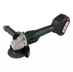 Профессиональная бесщеточная ушм (болгарка) аккумуляторная KLPRO KLAT18BS-50 с регулеровкой оборотов (18В, Li-ion-2шт, 5.0Ач, 115мм, М14, 500-10000 об/мин З/У, в кейсе) в ДНР