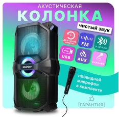 Колонка портативная/Акустическая система Smartbuy STARSHIP, 32 Вт, Bluetooth, MP3, FM-радио, микрофон (SBS-5420) в ДНР