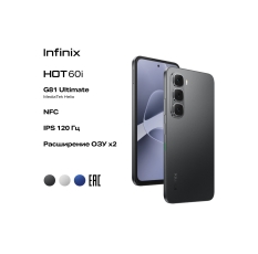Смартфон INFINIX HOT 60i X6728 Ростест (ЕАС) 8 /256GB, черный в ДНР