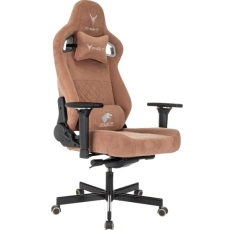 Кресло геймерское Knight Hunter светло-коричневый Alfa 731 крестов. металл в ДНР