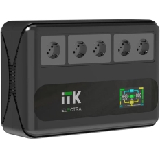 ИБП ITK ELT5-600VA-1-001 мощность 360Вт 600ВА, интерфейс USB, информационный LCD-дисплей в ДНР