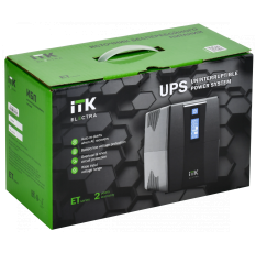 ITK ELECTRA ET ИБП однофазный линейно-интерактивный 600ВА/360Вт 2хSchuko LCD дисплей АКБ 1х7AH USB, IEK EET-0600VA-1-001-S (1 шт.) в ДНР