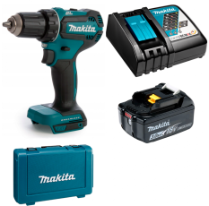 Дрель-шуруповерт аккумуляторная LXT 18В - 50Нм в кейсе 1АКБ х 3Ач и з/у Makita DDF485RF в ДНР
