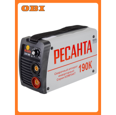 Сварочный инвертор РЕСАНТА САИ-190К, 7.15 кВт, IP21, 190 А, MMA, антизалипание в ДНР