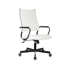 Кресло руководителя CH BALANCE белый экокожа крестов. металл черный в ДНР