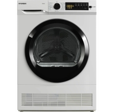 Сушильная машина Hyundai TD1027, узкая, загрузка 7 кг, конденсационная сушка, белая/черная в ДНР